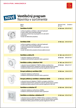 ventilačný program den braven