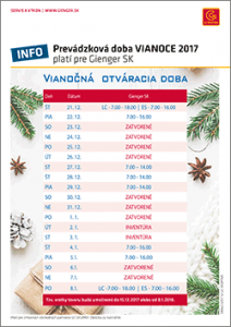 gienger vianoce slovensko
