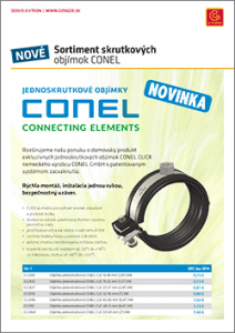 conel skrutkové objímky