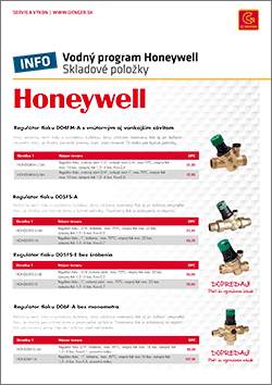 vodný program honeywell