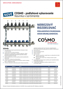 cosmo nerezový rozdelovač
