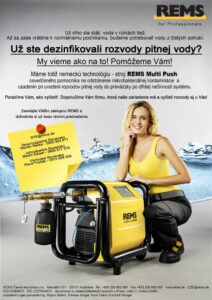 REMS Multi-Push - dezinfekcia rozvodov pitnej vody