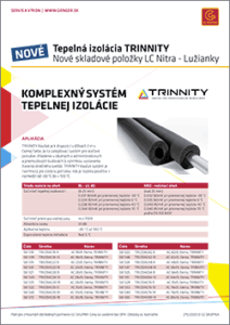 Tepelná izolácia TRINNITY
