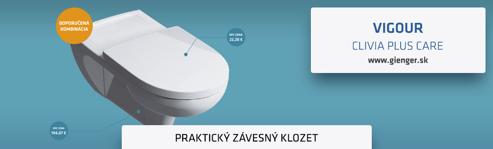 závesný klozet VIGOUR Clivia Plus Care